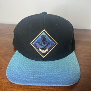 Marvel Black and Blue Wakanda Forever Cap